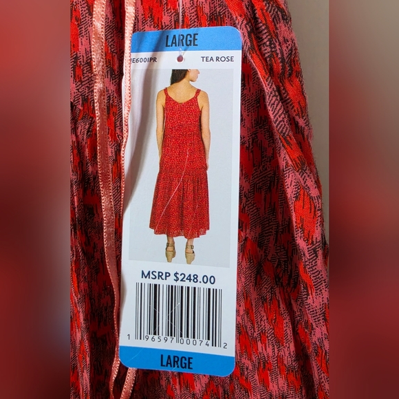 🔥NEW🔥 Joie Vibrant Red Maxi Dress - Picture 3 of 8